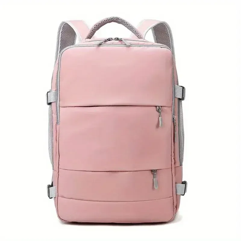 sac à dos imperméable avec compartiment à chaussures indépendant, rail de protection, interface usb, sac de voyage, sac de rangement grande capacité
