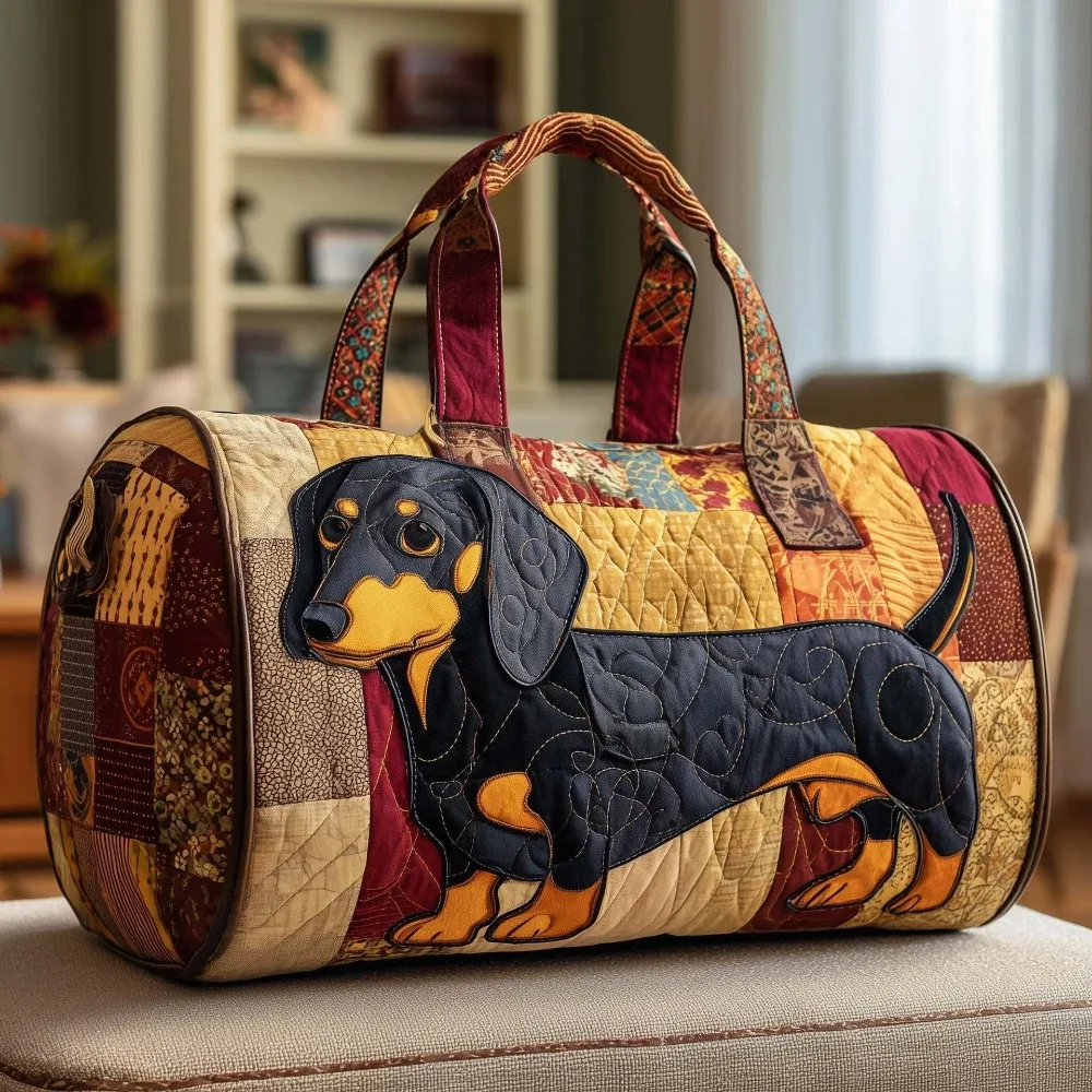sacs de voyage pour chien matelassés imprimés en 3d, sacs de voyage pour animaux de compagnie artistiques, durables, pour le week-end, la salle de sport, le yoga, design unique pour teckel, corgi, bouledogue français