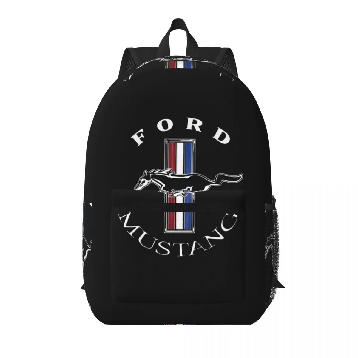 sac à dos d'école avec logo ford mustang pour étudiants, sac à dos de randonnée, de voyage, pour garçons et filles, sac à livres, sacs à bandoulière