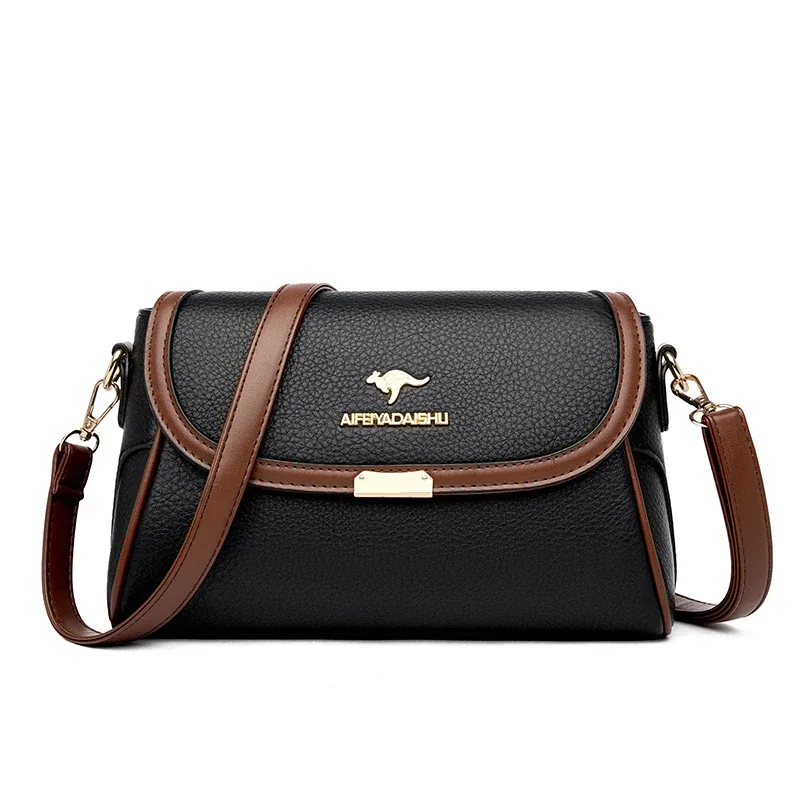 sac à bandoulière en cuir solide de bonne qualité pour femme, petits sacs à bandoulière de styliste, nouvelle collection 2024