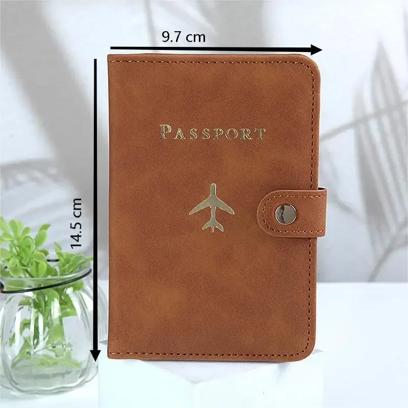 couverture de passeport personnalisée avec nom sur la couverture, motif avion, porte-passeport avec texte personnalisé, étui pour homme et femme, portefeuille pour documents de voyage
