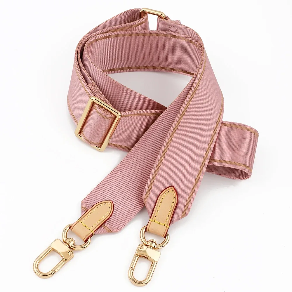 sangles de sac à bandoulière en toile réglables de luxe, coloris café, noir, vert, rose, pour sacs à monnaie et sacs à main pour femmes, sangles de remplacement