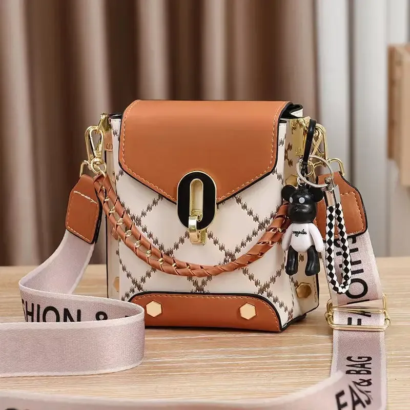 crriflz mini sac carré polyvalent tendance, sac à bandoulière pour téléphone portable pour femmes