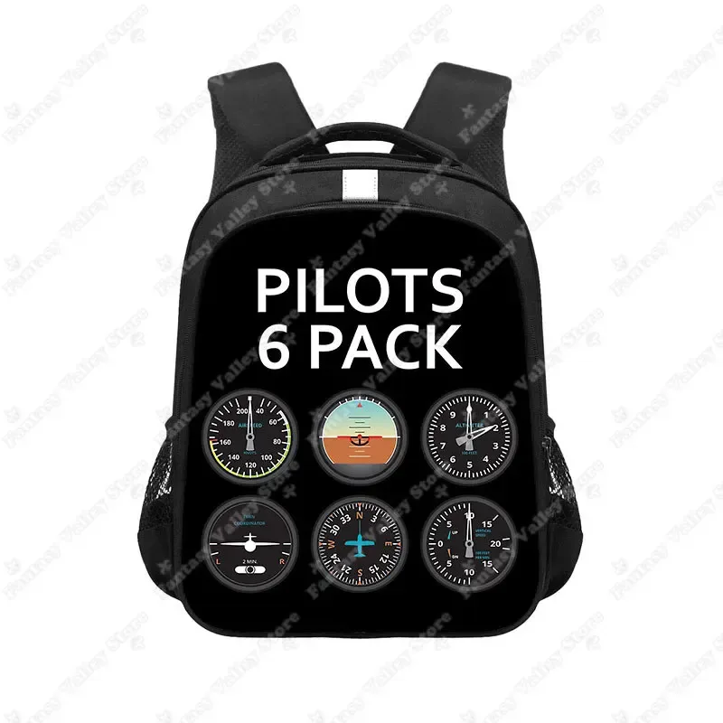 pilote 6 pack simulateur de vol sac à dos avion de chasse sac à dos enfants sacs d'école pour adolescent sac à dos pour ordinateur portable sac de livre de voyage