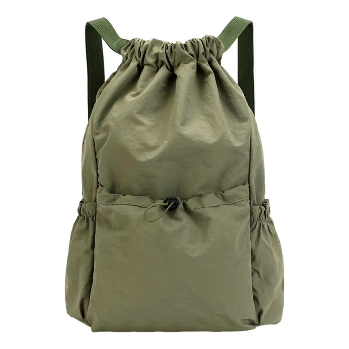 sac à dos pliable à cordon de serrage, grande capacité, imperméable, sac de sport à cordon de serrage, sac de voyage à cordon de serrage, sac de fitness léger
