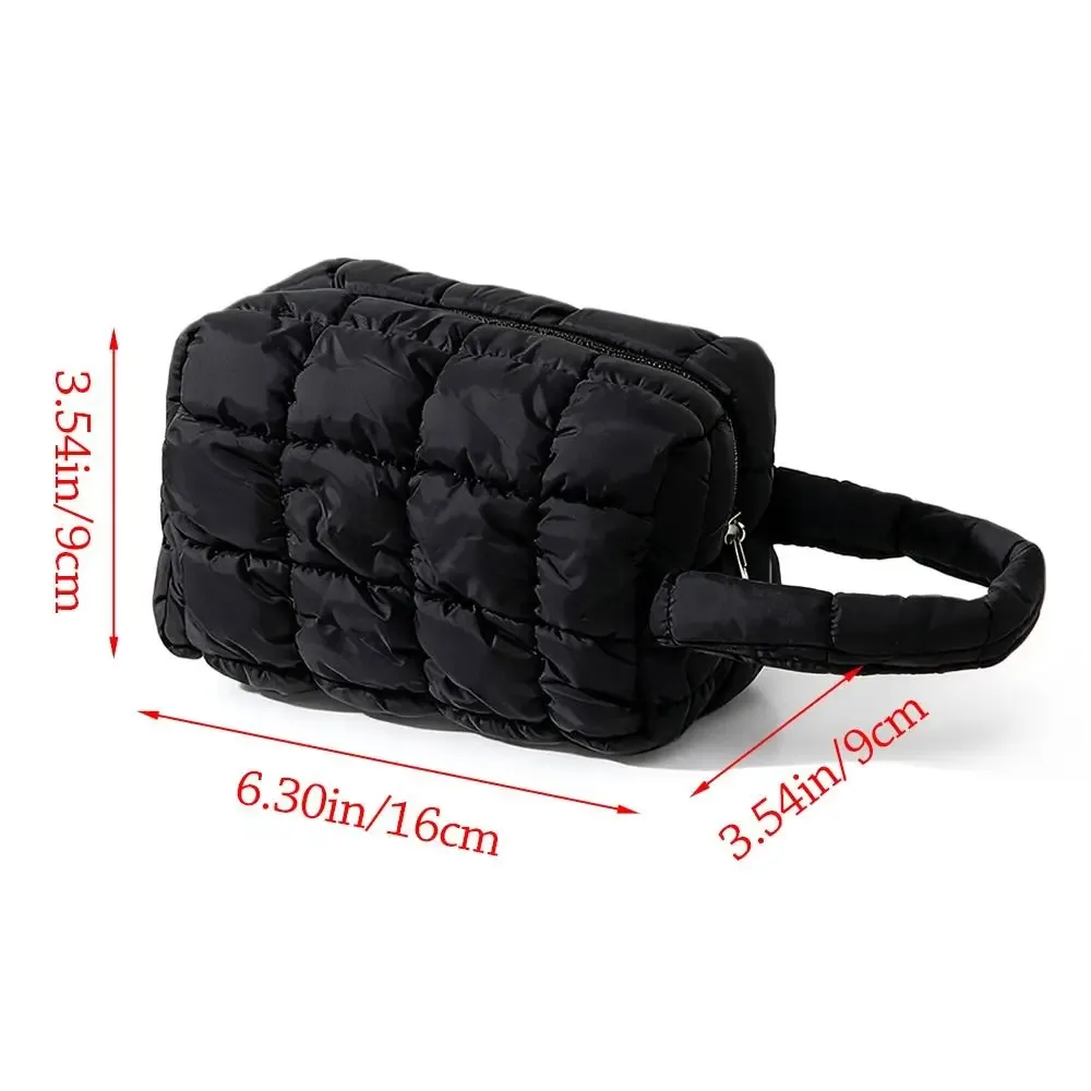 sac de maquillage portable au toucher doux, grande capacité, couleur unie, sac cosmétique multifonctionnel, trousse de toilette pour la maison et les voyages