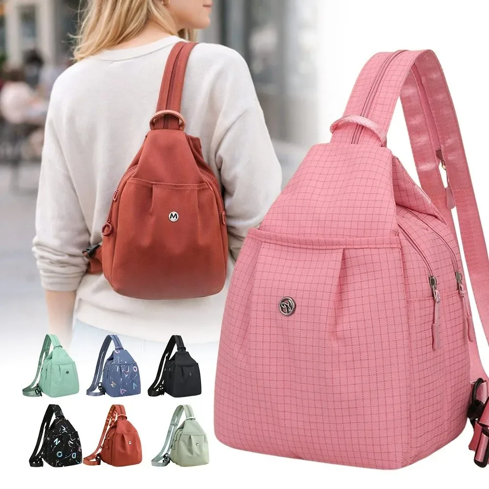 sac imperméable multi-couches de grande capacité, sac de voyage polyvalent, sac à dos en tissu oxford, sac à bandoulière décontracté, léger