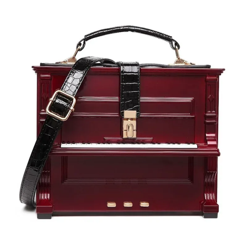 sac à main et pochette pour femme de haute qualité, modèle 2025, de créateur de mode célèbre, en silicone louis, forme piano, sacs fourre-tout pour femme