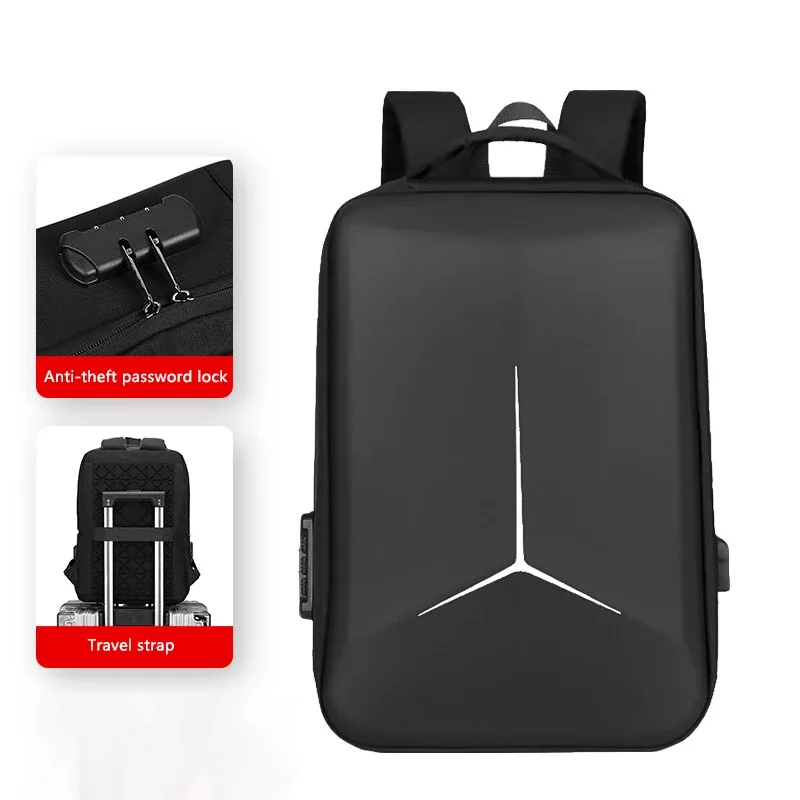 sac à dos pour ordinateur portable 15 "17", grande capacité, antivol, étanche, voyage, sport électronique, coque rigide, pour étudiants