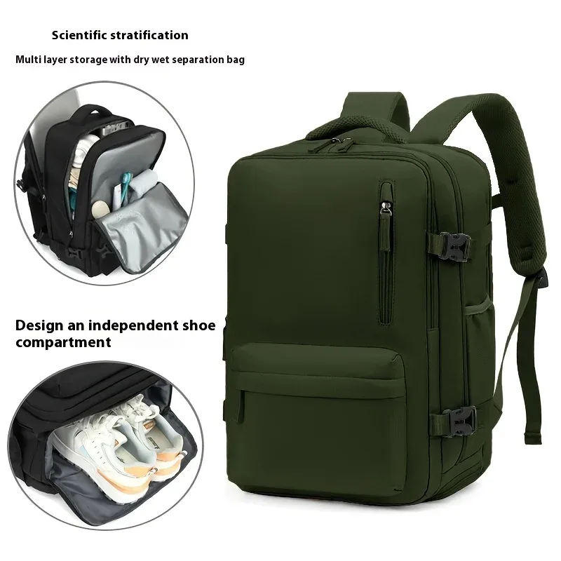 sac à dos pour ordinateur portable de voyage, 30 litres, unisexe, sac à dos de cabine, sac à dos quotidien de 15,6 pouces, sac à dos pour étudiants