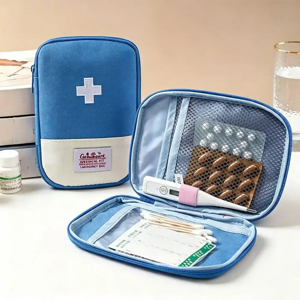 trousse de premiers secours portable de grande capacité, organisateur de stockage médical d'urgence pour la maison, la voiture, les voyages, le camping, la survie en plein air