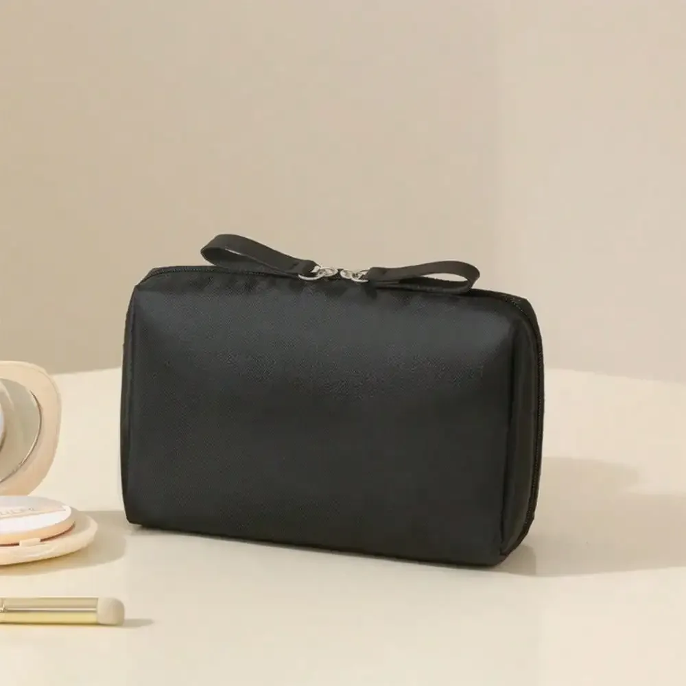 sac à cosmétiques compact et étanche pour voyage, organisateur de produits de toilette, accessoires de rangement à fermeture éclair, sac de maquillage pour ongles, 1 pièce
