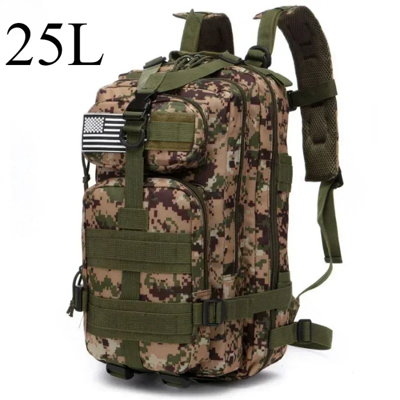 sac dos oxford université camouflage noir marron bleu vert capacité 36 55 litres poignée dure fermeture éclair usage voyage