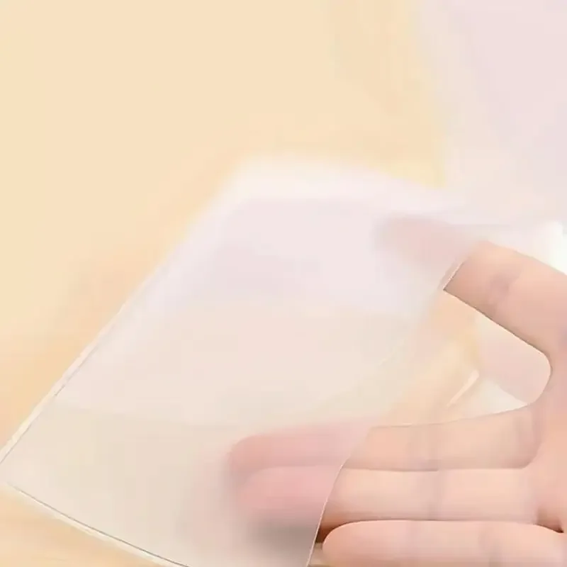 housse de protection pour passeport, 6 pièces/paquet, transparente givrée, matériau pvc, étui étanche pour documents, housse de protection pour passeport