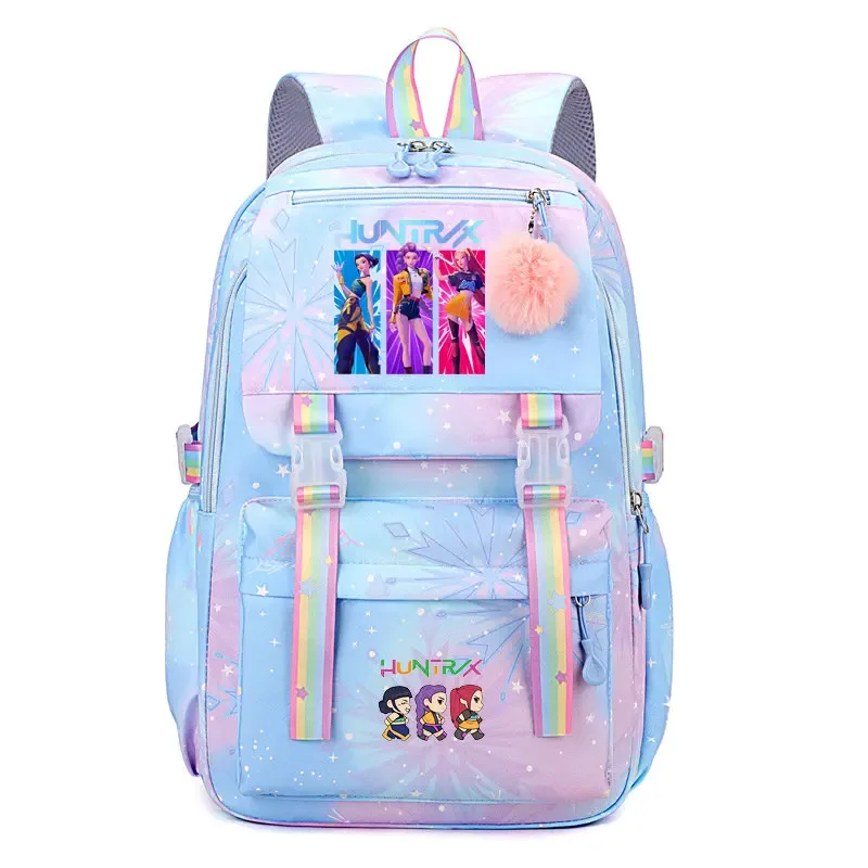 sac à dos kpop demon hunters pour étudiantes, lycéennes, collégiennes, polyvalent, adapté au quotidien et aux activités de plein air