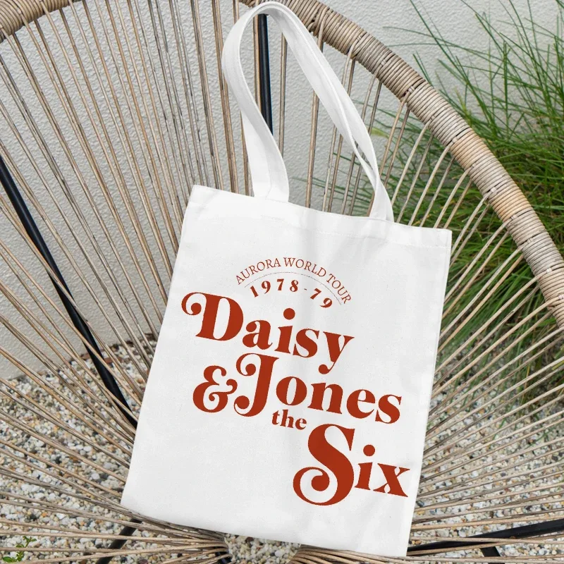 destroy andrjones and the six band merch, aurora world tour tote bag, concert tour city tote bag