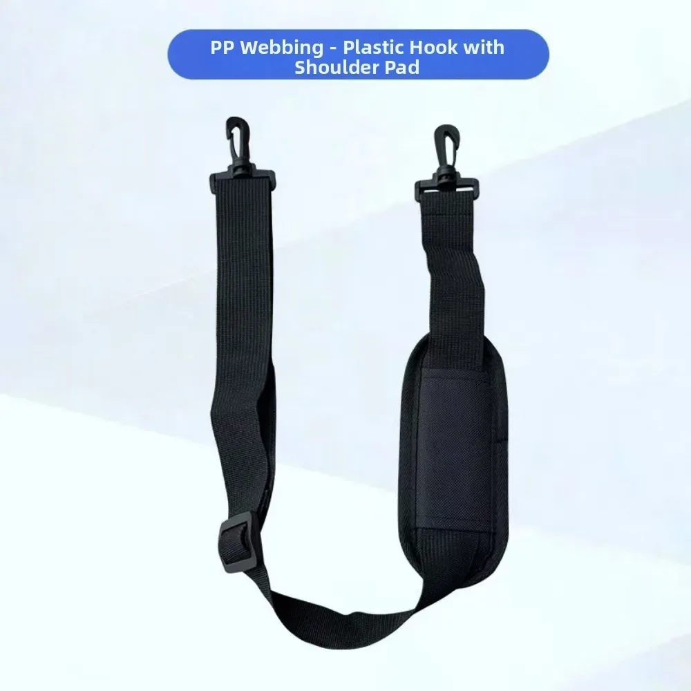 nouvelle sangle de sac d'ordinateur amovible et respirante, réglable avec coussin, bandoulière antidérapante noire, accessoires pour sacs de voyage