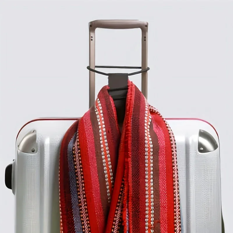 sangle bagage multifonctionnelle polyester noire anneaux extremite fixation transport sac valise chariot voyage antivol réglable
