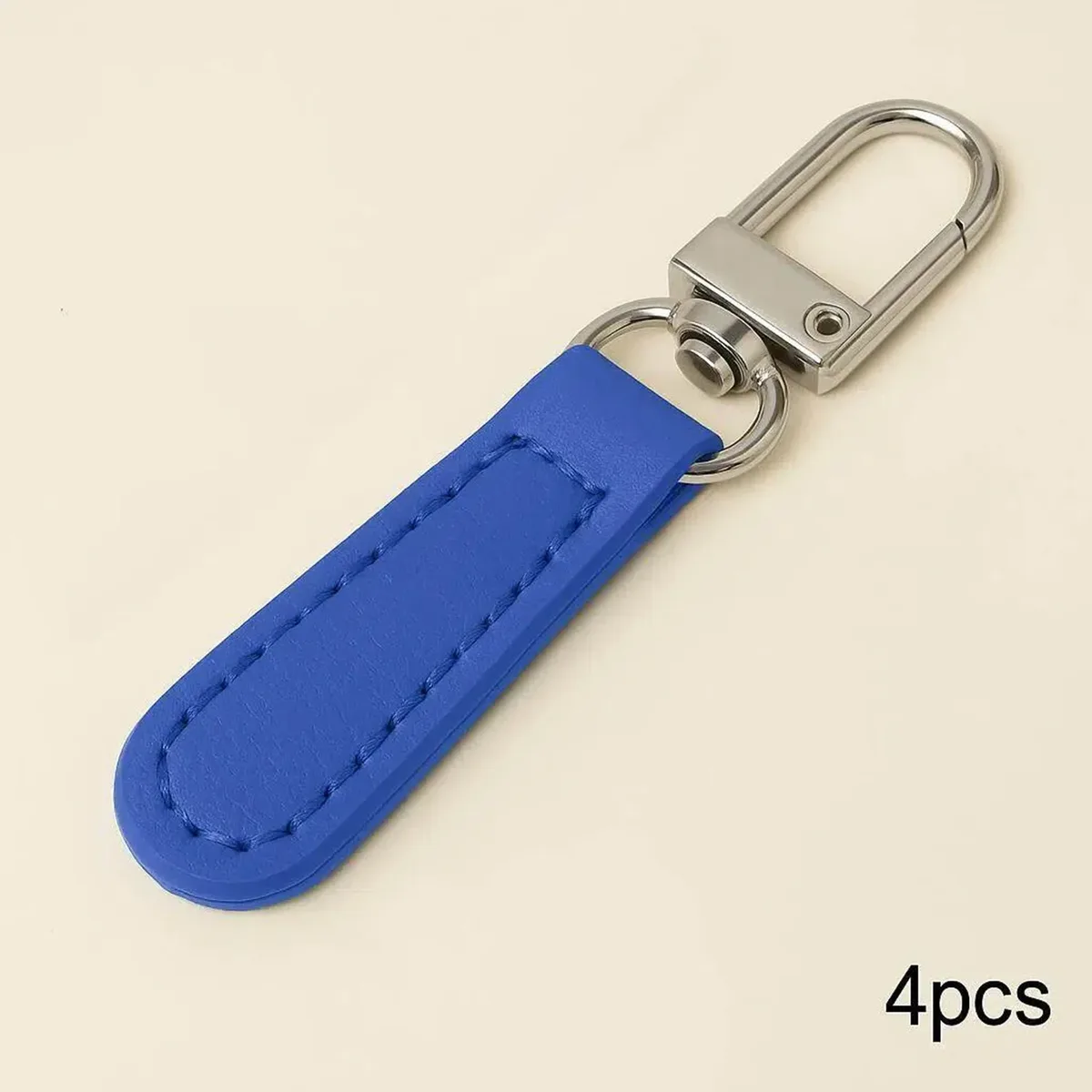 remplacement de traction de fermeture éclair en cuir pu de 4 pièces, attaches d'onglets de fermeture éclair pour sacs à main de bagages sacs à dos