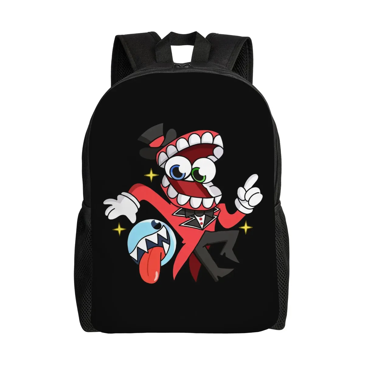 sac à dos gangle cartoon digitals circus pour femmes, sac d'école à la mode pour enfants, sac à dos pour ordinateur, sac à bandoulière de voyage pour enfants