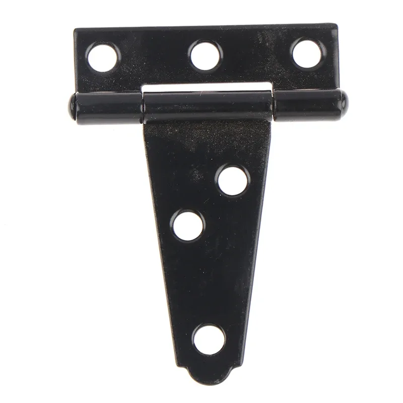 charnière triangulaire en forme de t, peinture noire, armoire, hangar, porte en bois, quincaillerie de porte