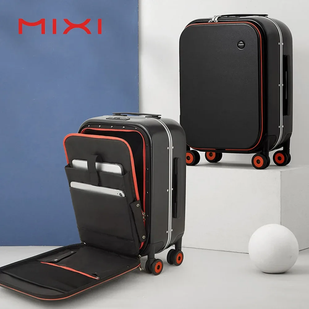 réi-valise à roulettes rigide avec cadre en aluminium, roues rotatives pc, chariot à roulettes, nouveau design innovant