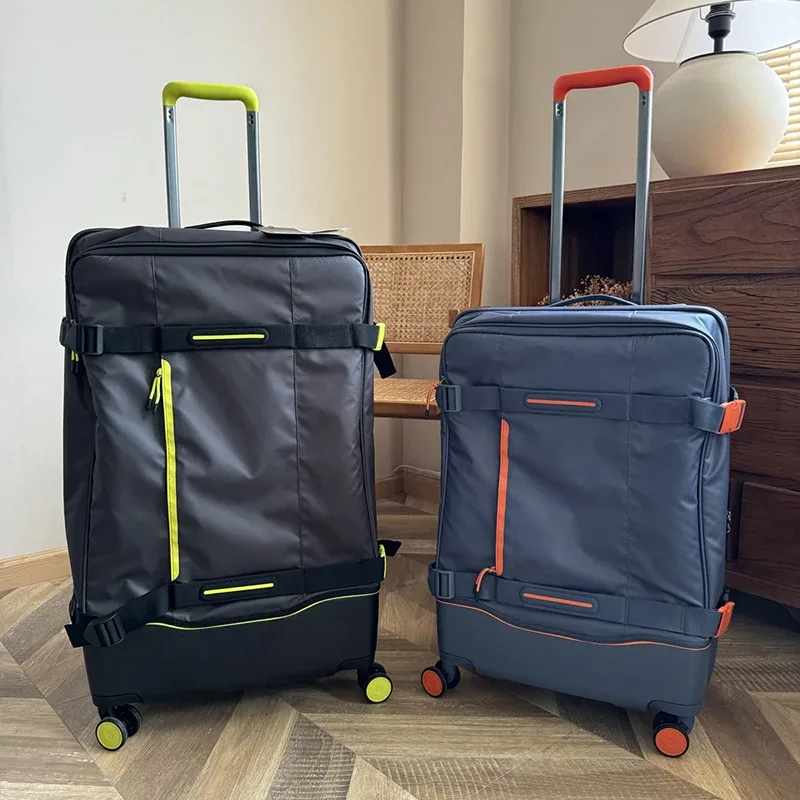 étui à poignée en tissu oxford silencieux ultra-léger, valise étanche à roue pivotante, étui de voyage vérifié de 28 pouces, tendance pour les hommes