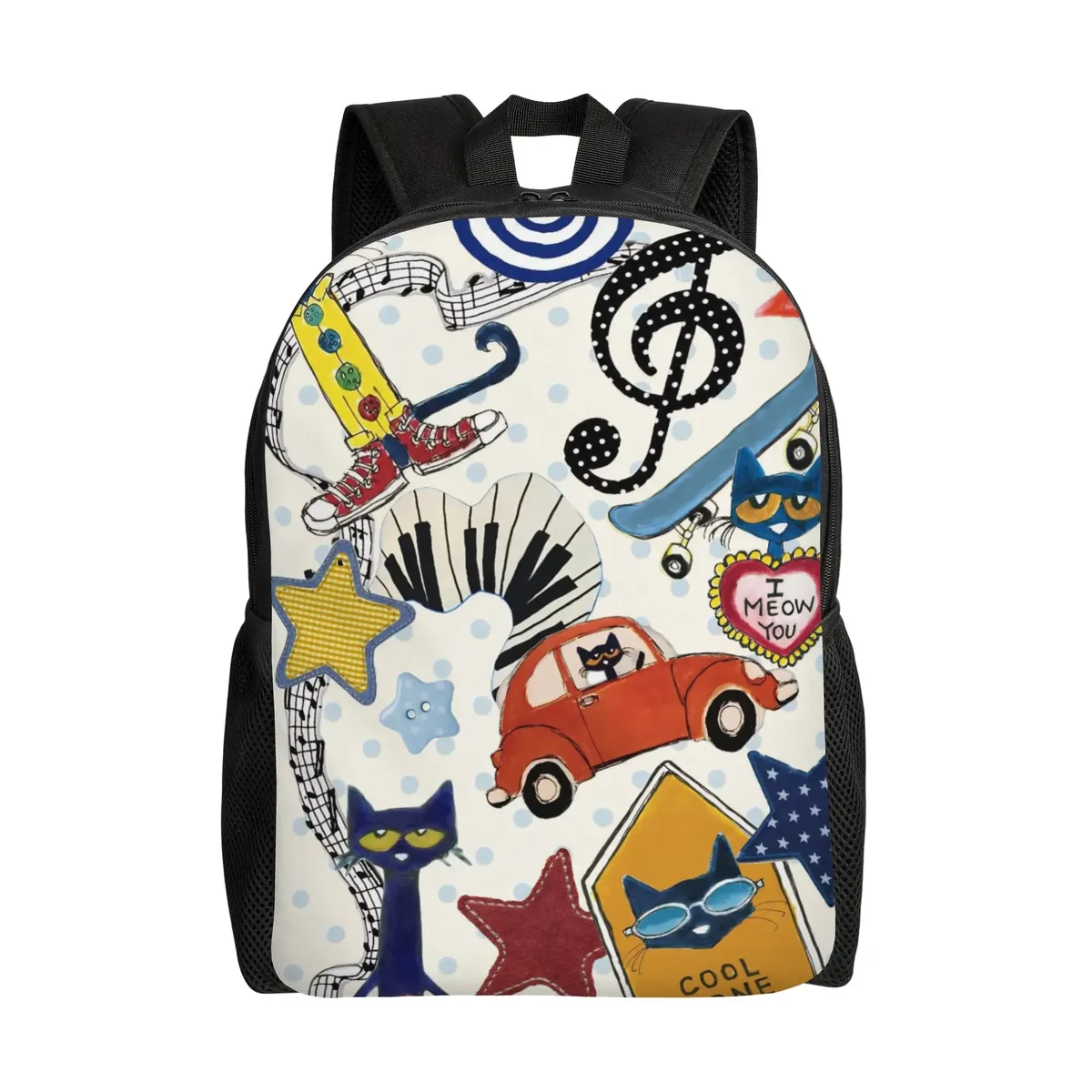 pete the cat sac à dos pour enfants, pour filles et garçons, sacs à dos mignons pour enfants d'âge préscolaire