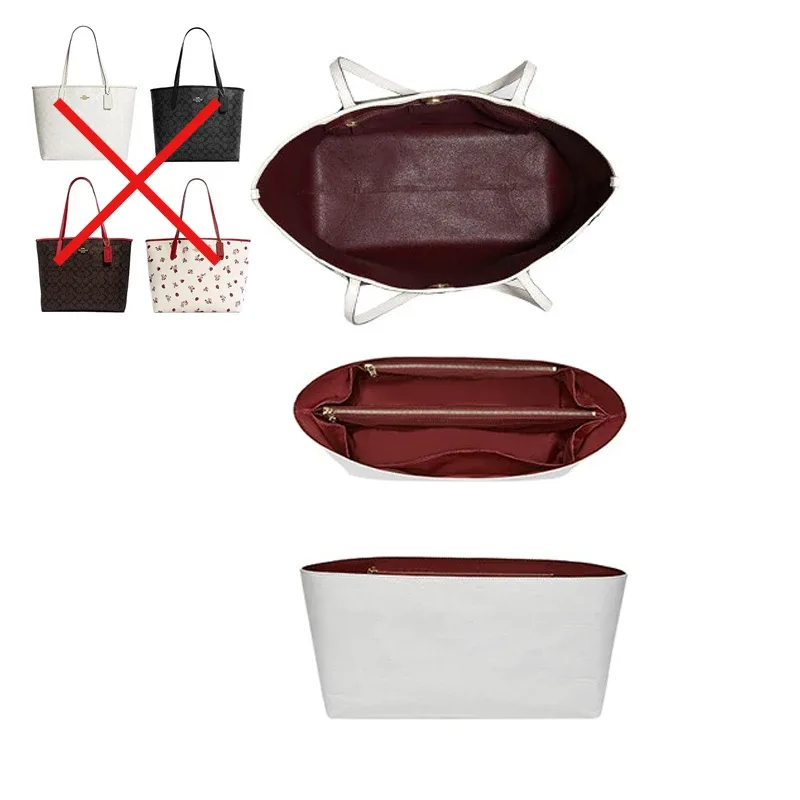 organisateur de sac en papier dupont imperméable pour city33 – insert de maintien de forme léger et imperméable, base de sac intérieure, accessoires