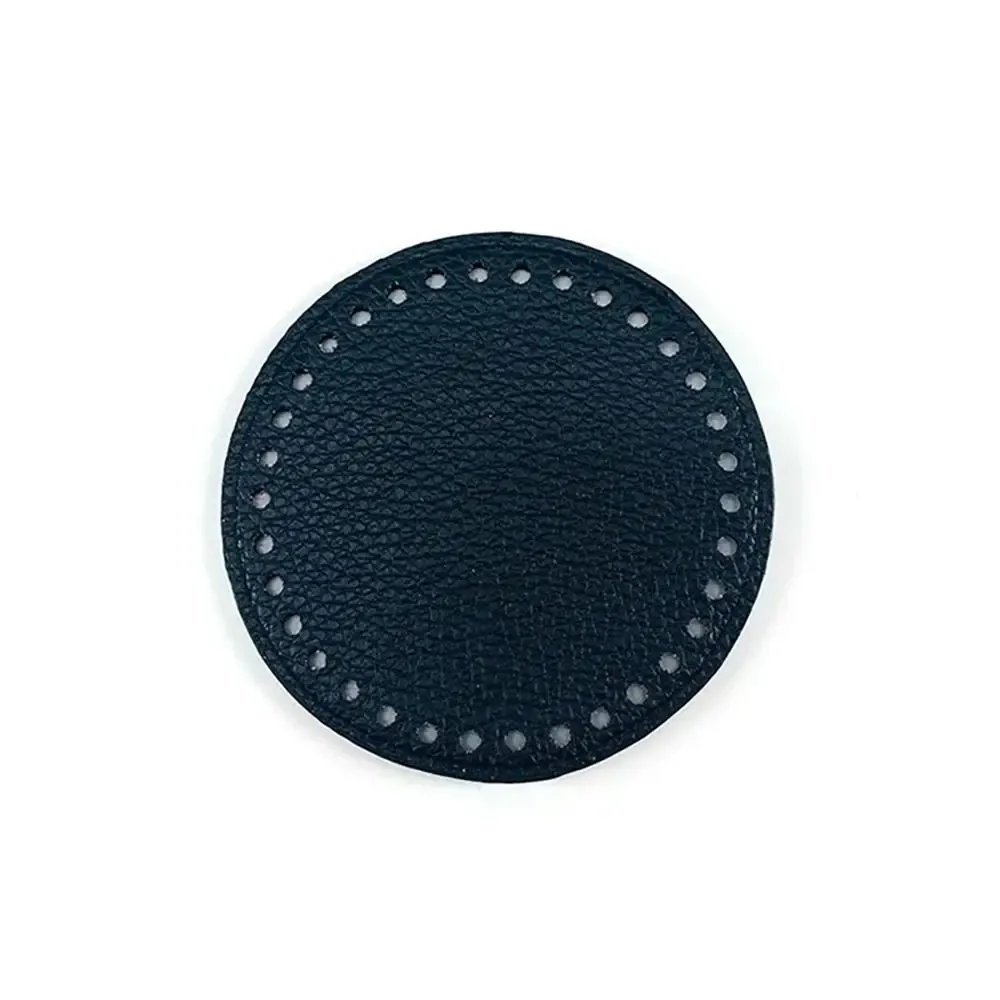pièces de sac en cuir faites à la main, fond de sac rond, accessoires de bricolage, sacs à bandoulière initiés, nouveau, 12cm