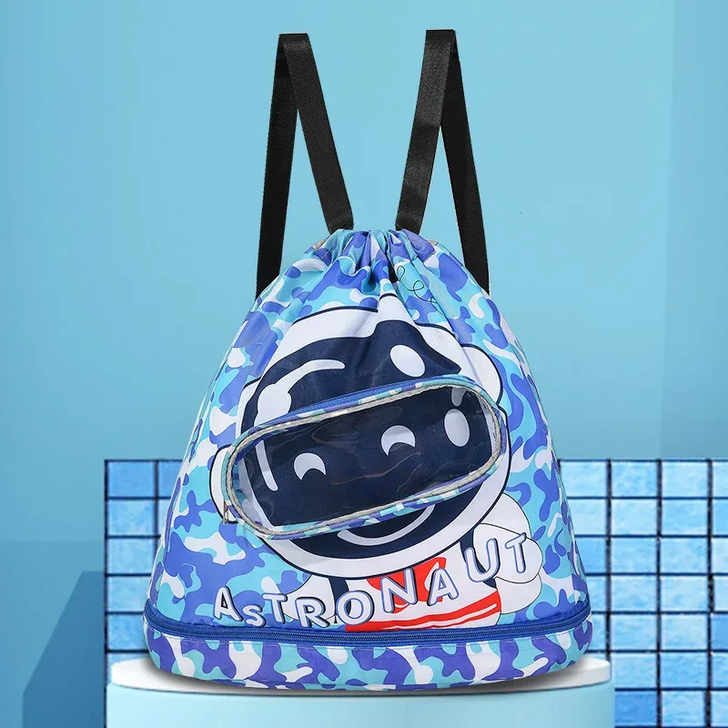 sacs de natation étanches avec compartiments sec et humide, sacs de sport pour la gym et la plage avec pochette à lunettes, sacs à dos d'extérieur
