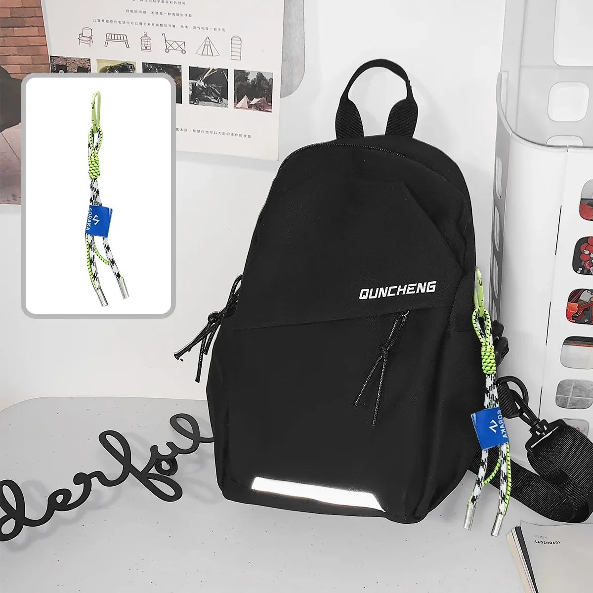 sac à bandoulière pour hommes, petit sac à dos à bandoulière simple, sac de poitrine pour femmes, cyclisme, sport, escalade, tablette pour garçons, léger mo