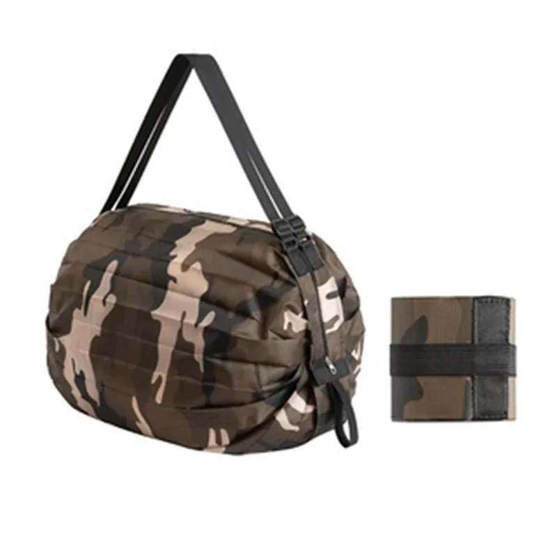 sac de rangement pliable avec poignée, sacs à main de voyage portables camouflage, sac de shopping grande capacité, nouveau 2026