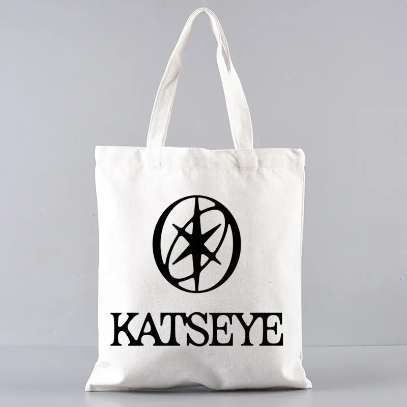 katseye sacs à main mode sac à main toile sac fourre-tout dames sac à bandoulière décontracté sacs à provisions réutilisables