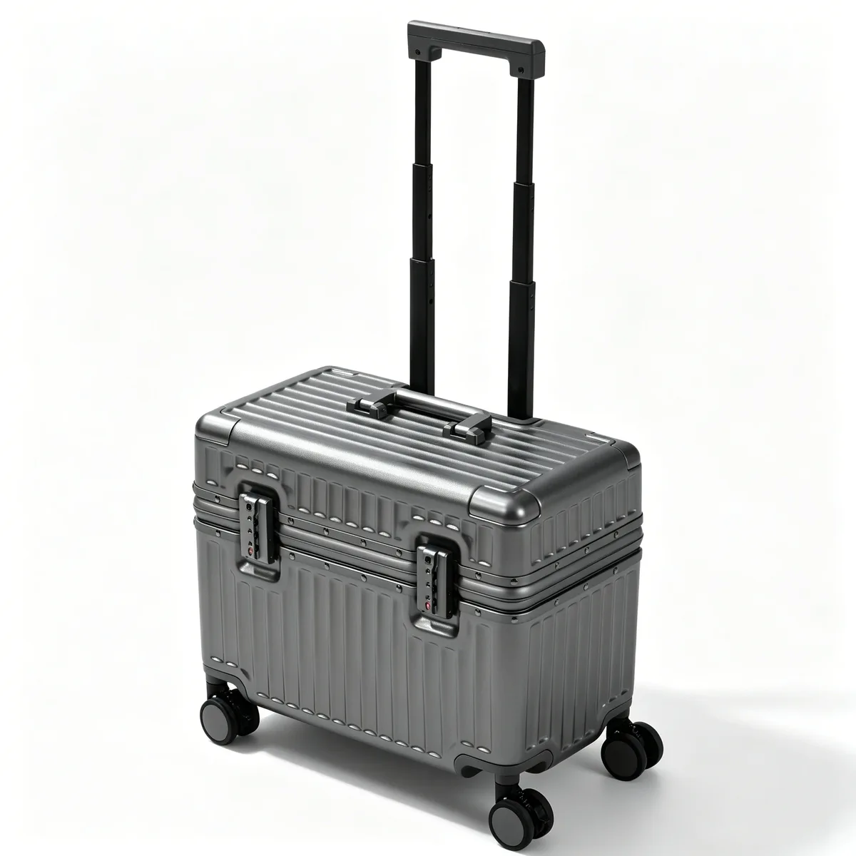valise à roulettes à ouverture par le haut 18/20 pouces, bagage cabine pour photographe, en polycarbonate avec cadre en alliage d'aluminium et serrure tsa