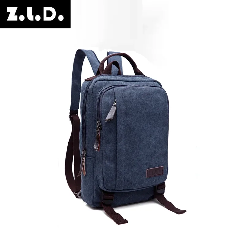sac à dos carré pour hommes, sac à double épaule, paquet en toile, de haute qualité, pratique, résistant à l'usure, étanche, petite taille