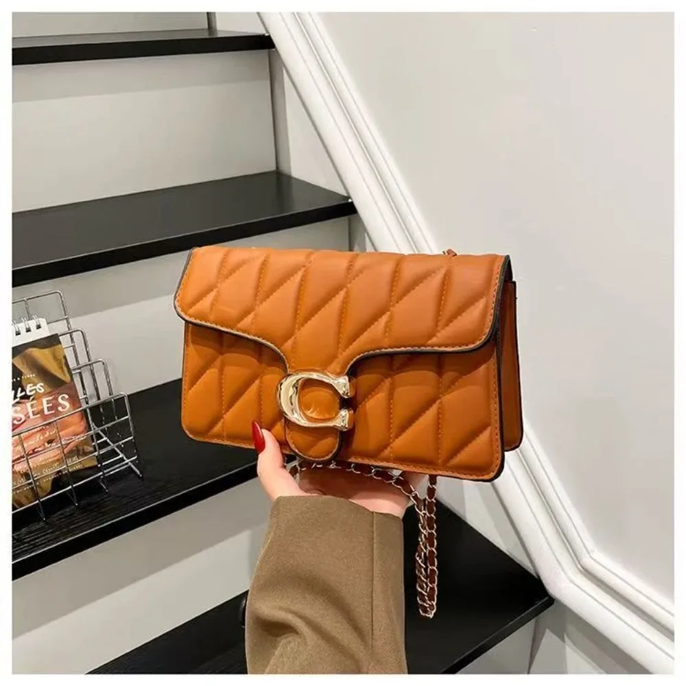 nouveau sac à bandoulière pour femme 2026, style européen, motif losanges, luxe léger