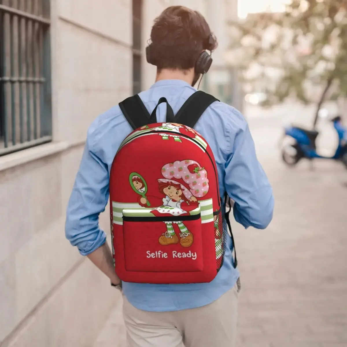 sac à dos like strawberry shortcake pour garçons et filles, sac d'école pour enfants, sacs à bandoulière pour ordinateur pour hommes et femmes