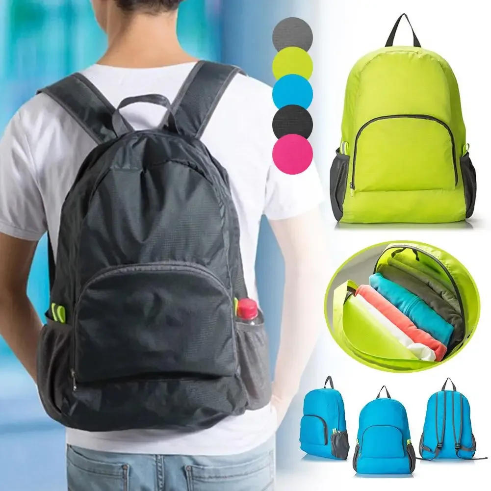 sac à dos en nylon ultraléger pliable et imperméable de grande capacité, sac à dos de voyage léger pour la montagne et les sports de plein air