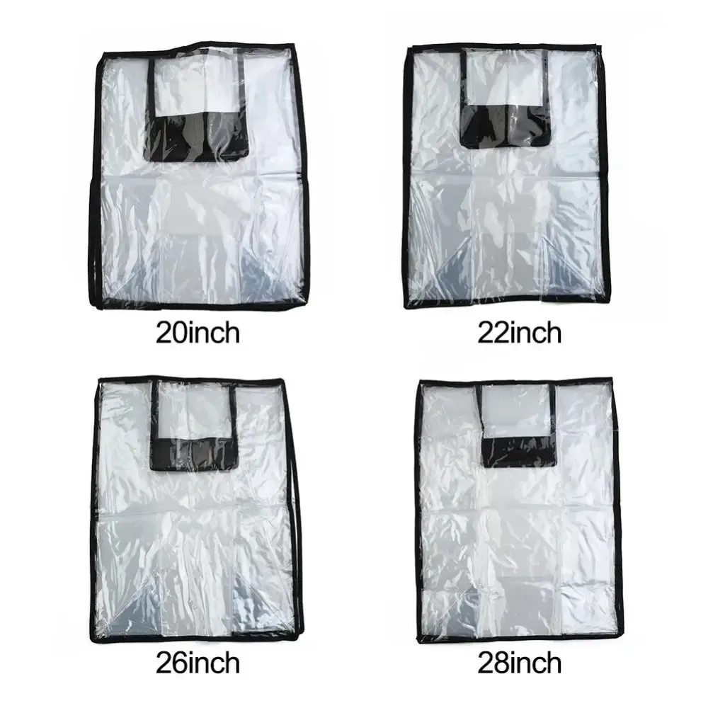 nouvelle housse de protection pour bagages de voyage, housse transparente en pvc, housse de protection durable et imperméable pour valise