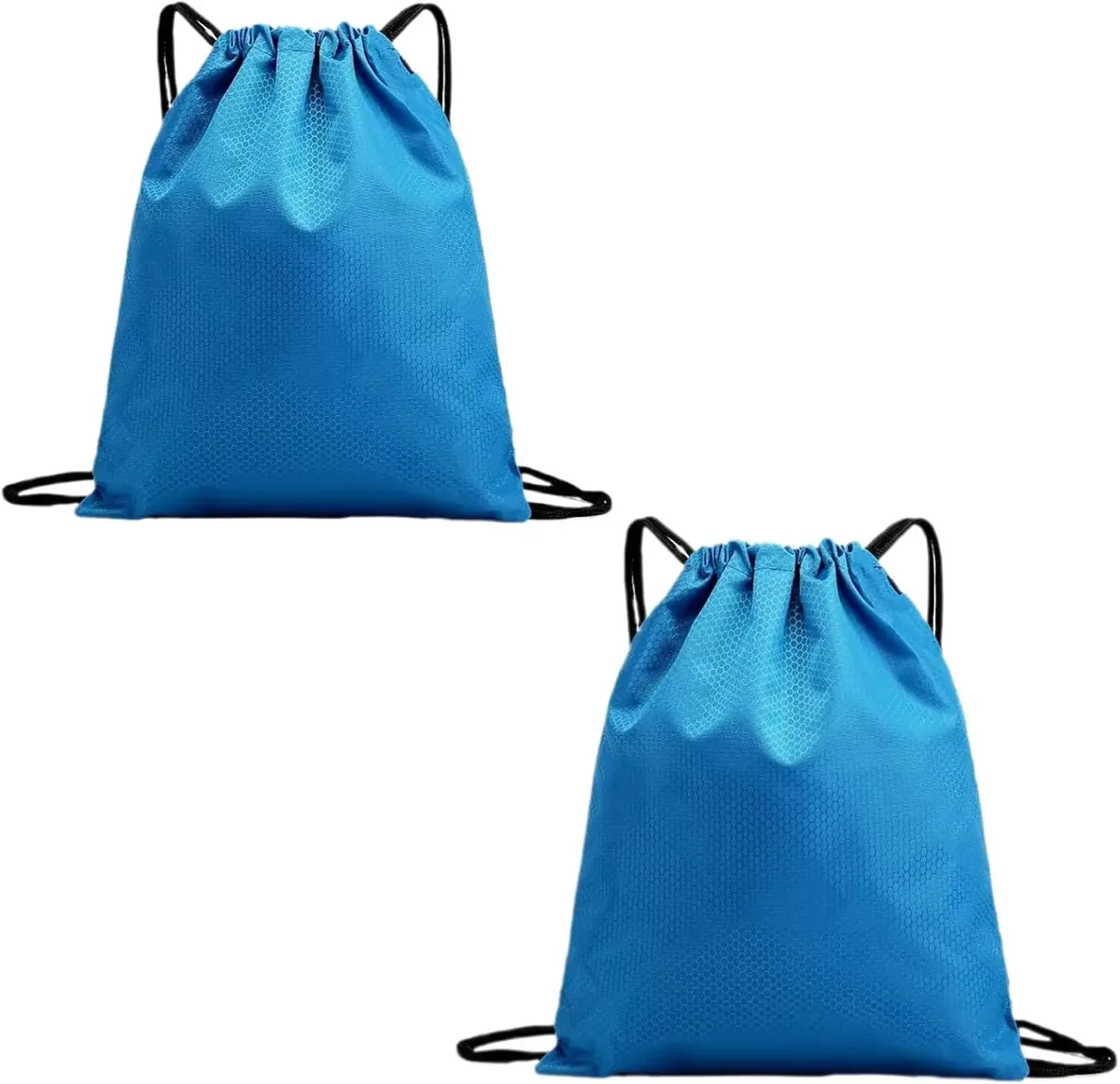 lot de 2 sacs à dos à cordon de serrage en polyester 210d résistant à l'eau, sac de sport léger pour voyage, école, camping
