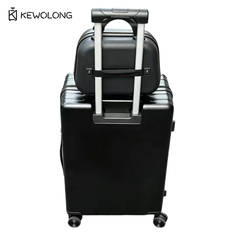 valise à roulettes gothique vintage 20/24 pouces, bagage à main rétro à coque rigide avec serrure et roulettes 360° ° roues, chariot de voyage