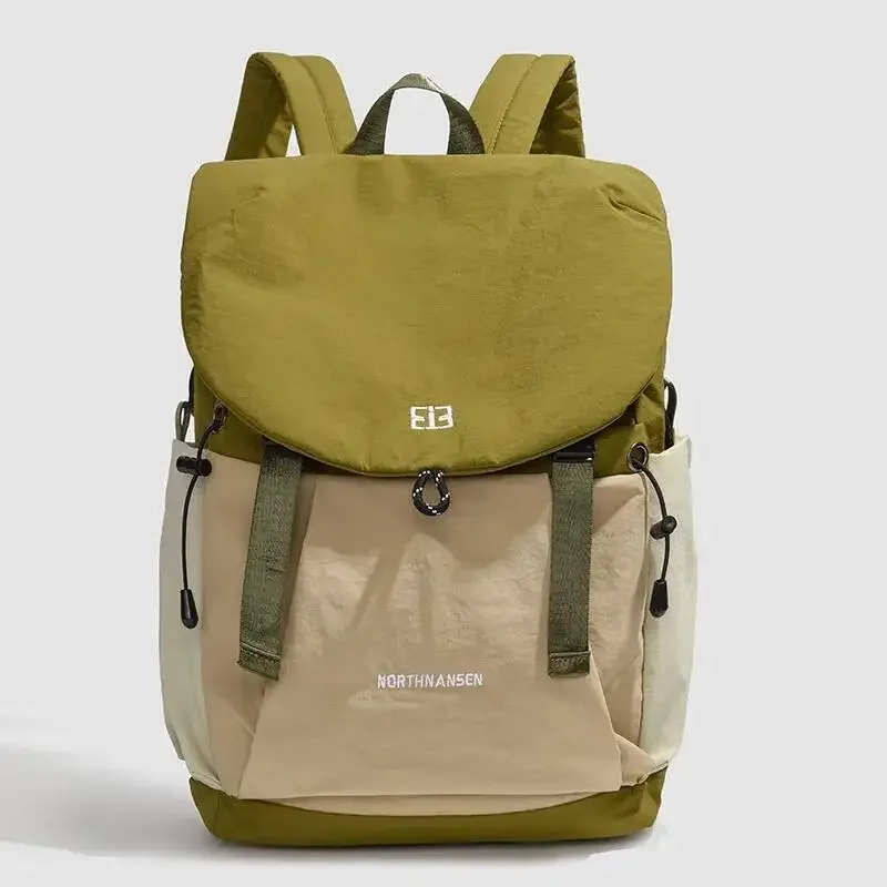 sac à dos de voyage à la mode, grande capacité, décontracté, léger, double sac à bandoulière pour hommes et femmes, banlieue
