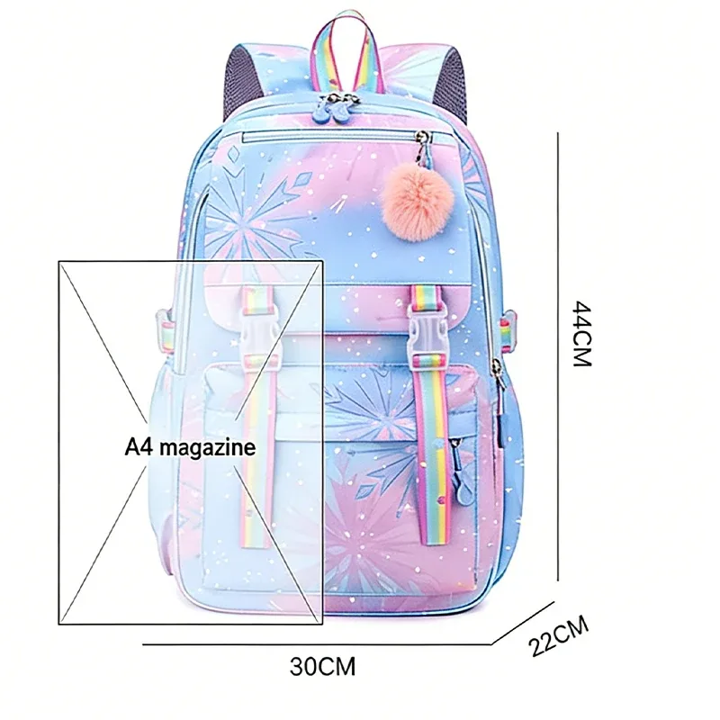 sac à dos imprimé six seven 67 meme, grand sac à dos léger, sac d'école mignon à motif de dessin animé pour filles, sac à dos décontracté pour les voyages et les trajets quotidiens