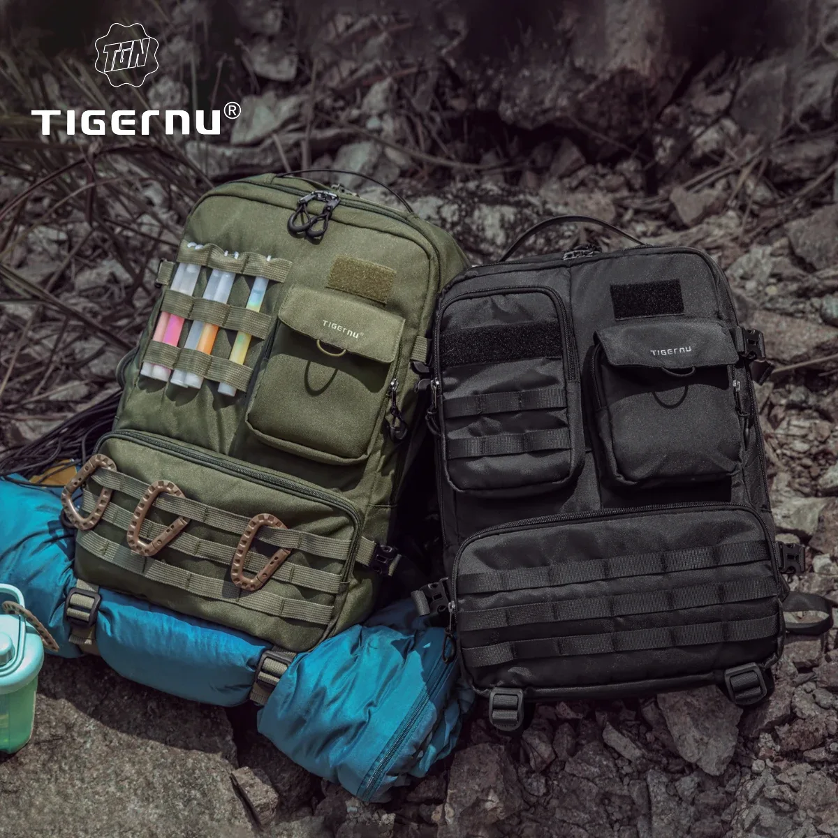 tigernu sac à dos tactique hommes camping trekking sac de pêche sacs à dos étanches voyage chasse sacs à dos sacs de plein air sacs à dos