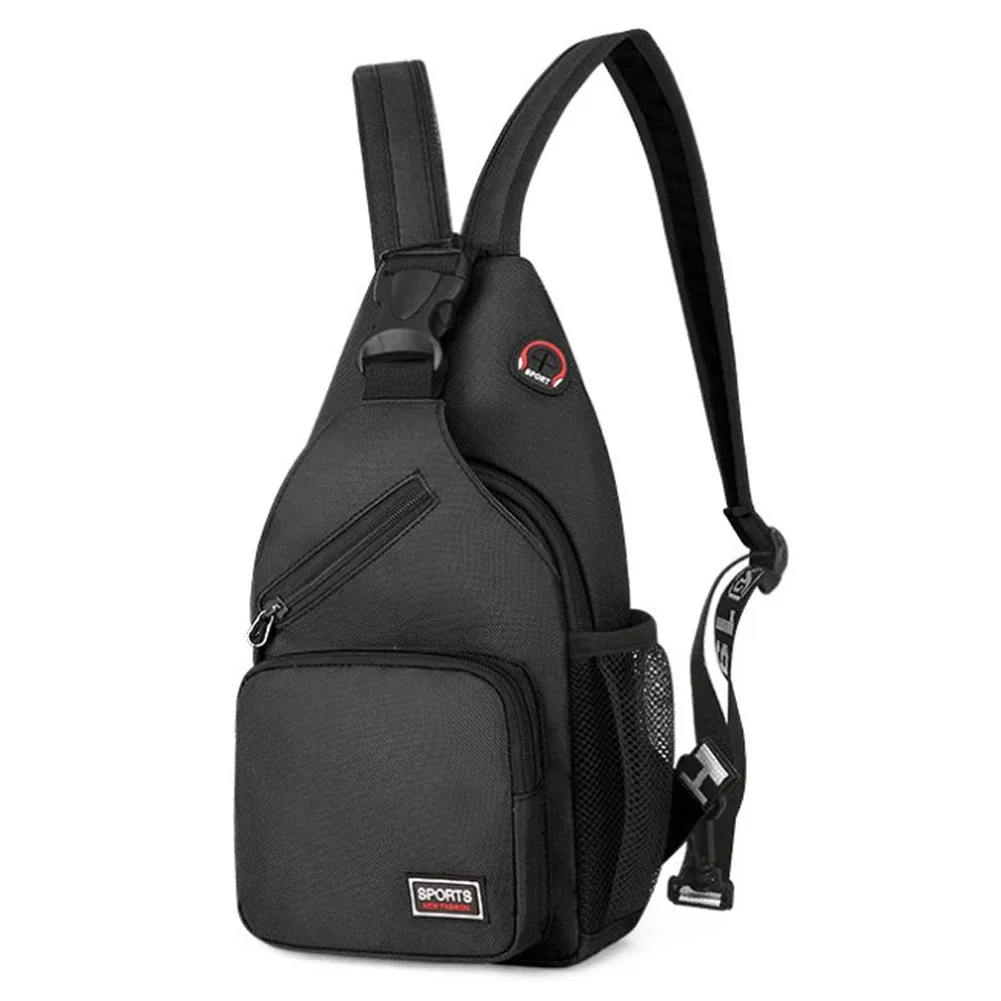 sac de poitrine unisexe, sac à bandoulière, sac à dos de voyage en tissu oxford, sac de poitrine imperméable pour la randonnée, sac à dos de jour, sac à bandoulière
