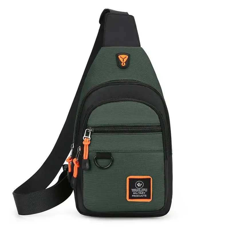 sac de poitrine pour hommes, sac à main léger en tissu oxford, sac à bandoulière élégant et décontracté, sacs de taille pour hommes