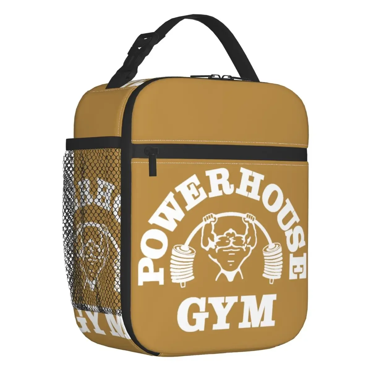 sac isotherme personnalisé powerhouse gym pour femme, sac fourre-tout portable, glacière thermique, boîte à lunch pour voyage, musculation et fitness
