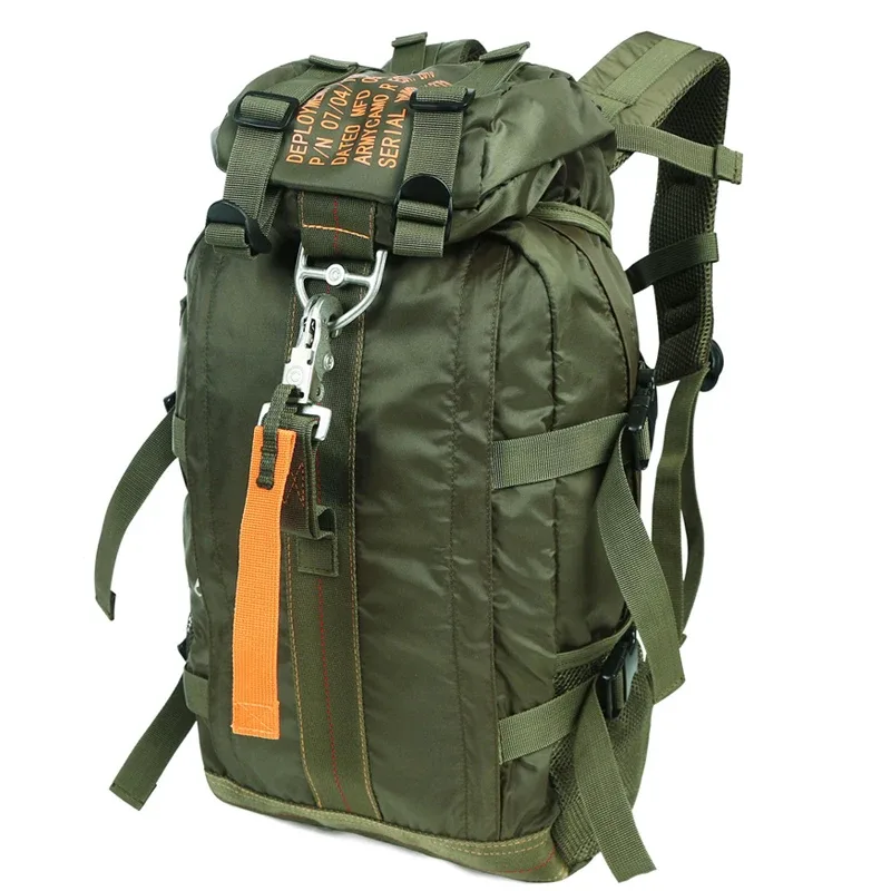 sac à dos imperméable en nylon pour hommes et femmes, sac de voyage léger pour escalade, randonnée, sport de plein air, d'école, noir
