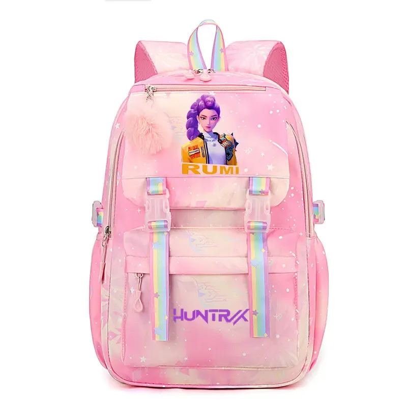 sac à dos kpop demon hunters pour étudiantes, lycéennes, collégiennes, polyvalent, adapté au quotidien et aux activités de plein air